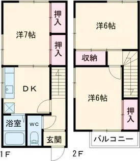 ベルステラA棟【1階】の間取り