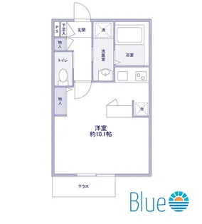 チャインコット湘南【1階】の間取り