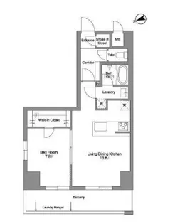 東京都新宿区西新宿8【マンション】の間取り