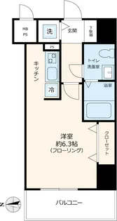 東京都港区南麻布2【マンション】の間取り