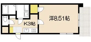 第18友建ビル【7階】の間取り