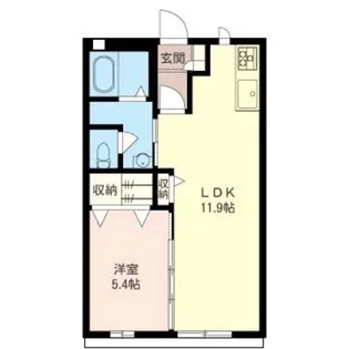 メルヴェーユ【1階】の間取り