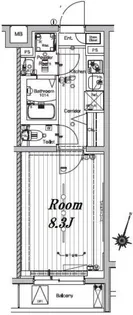 メイクスデザイン池袋パークサイド【4階】の間取り