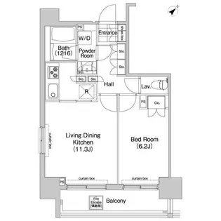 コンフォリア三田イースト【7階】の間取り