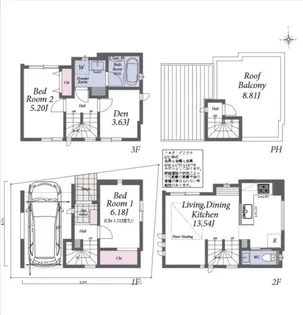 埼玉県さいたま市南区別所1【一戸建】の間取り