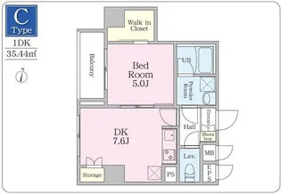 WB court【5階】の間取り