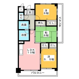 ニューパーク芝【2階】の間取り