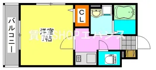 清水ハウス【1階】の間取り