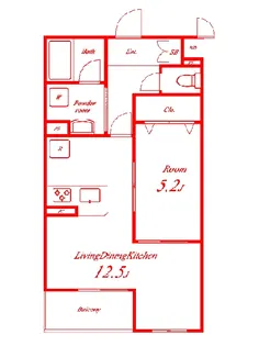 La Marna【1階】の間取り