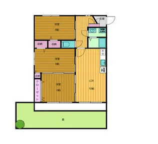 MH北熊本【1階】の間取り