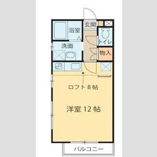 フランジュール【2階】の間取り