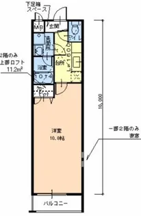 フジパレス堺老松町II番館【2階】の間取り