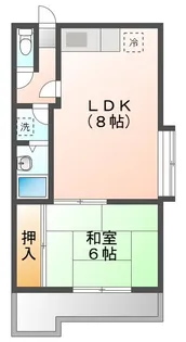 リバーストンハイツ【1階】の間取り