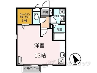 MAISON LAST WISTERIA【2階】の間取り