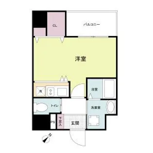 TOYOTOMi STAY Premium 神戸湊川公園【7階】の間取り