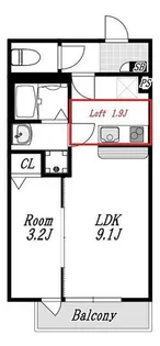 (PET可)クレストパレス八柱【2階】の間取り