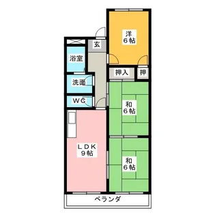 グランドメゾン貝沼【1階】の間取り
