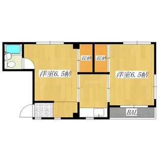 大平マンション【2階】の間取り