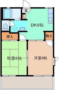 ファミール A【1階】の間取り