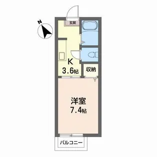 パースニップ・f【1階】の間取り