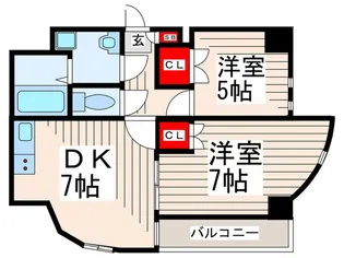 メゾン・ド・リプレット【5階】の間取り