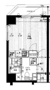 クレイシア錦糸町【4階】の間取り
