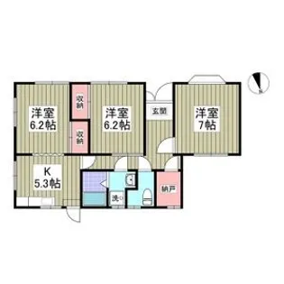 群馬県藤岡市上戸塚【一戸建】の間取り