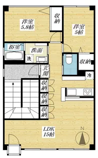 森村ビル【4階】の間取り