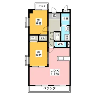 アネックス稲沢駅前【4階】の間取り
