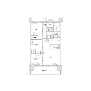 東京都八王子市八日町【マンション】の間取り