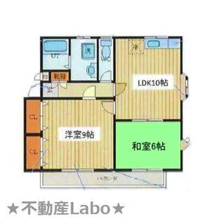 徳島県板野郡藍住町矢上字安任【アパート】の間取り