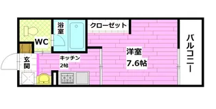 ポルトボヌール山本【3階】の間取り