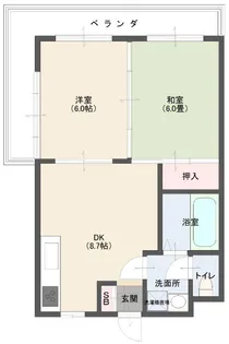 エムズマンション【1階】の間取り