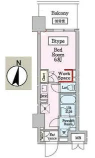 埼玉県越谷市蒲生茜町【マンション】の間取り