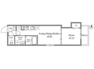 Hiro Palace 1【2階】の間取り