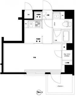 ルーブル品川南大井弐番館【12階】の間取り