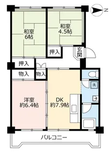 UR水草【3階】の間取り