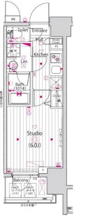 ガーラ横濱関内グランドステージ【9階】の間取り