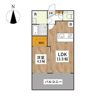 クラウディア八王寺【9階】の間取り
