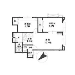 パストラーレ Viola【1階】の間取り