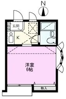 パティーナ南越谷【2階】の間取り