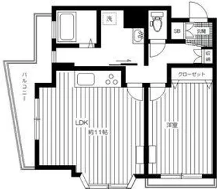 ファースト浅賀【4階】の間取り