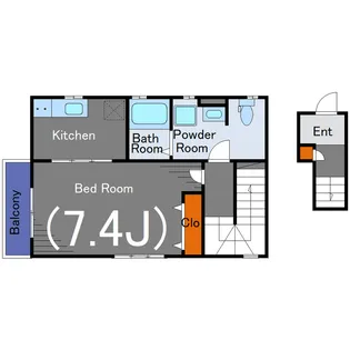 パステロ桜新町【2階】の間取り