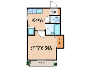 Hyu-gaグランドパレス永福町【1階】の間取り