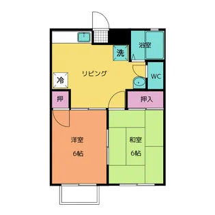 メゾンロイヤルエドワード【2階】の間取り
