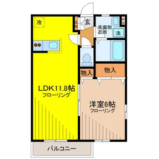 メゾン・グローリエ【2階】の間取り