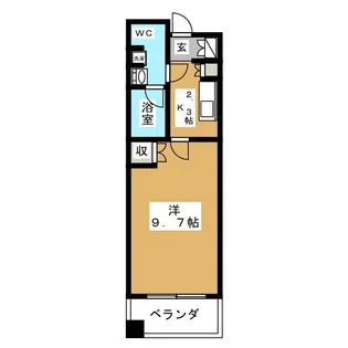 コンフォリア東池袋WEST【4階】の間取り