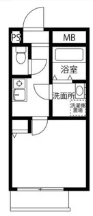 スカイウィング四つ木【1階】の間取り