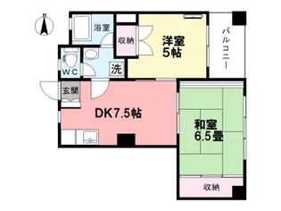 ユニオンマンション【3階】の間取り