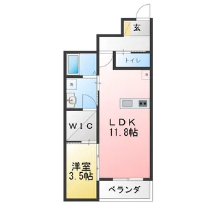 ピュアランド燕沢東【1階】の間取り